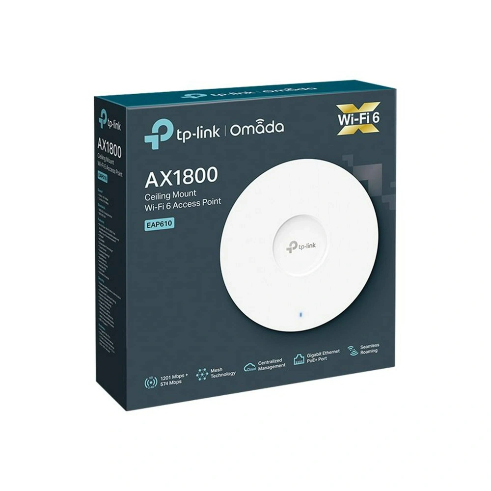 TP-Link EAP610 AX1800 Ceiling Mount WiFi 6 Access Point